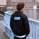 Robbyn black Mechano workwear jacket unisex fit.